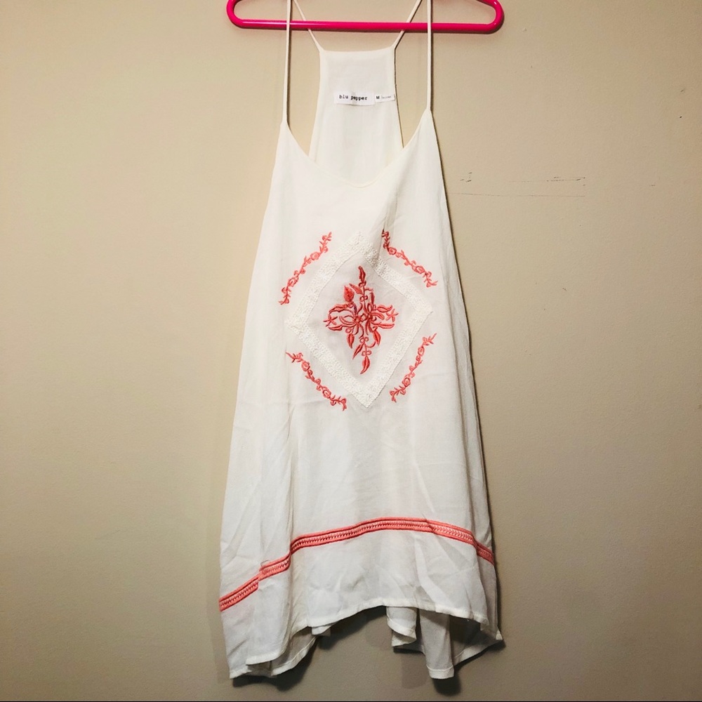 White tank top